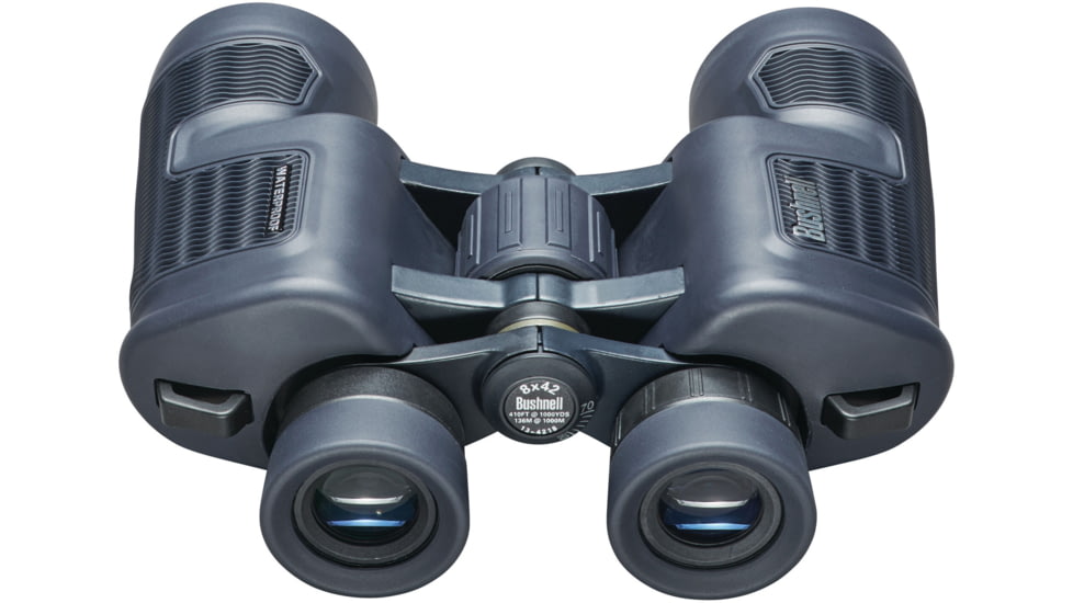 Bushnell H2O 8x42mm Porro WP/FP Binocular, Twist Up Eyecups, Box 6L, Dark Blue, 134218R