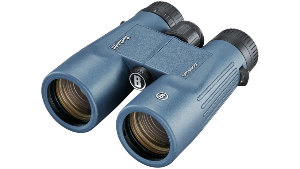 Bushnell H2O 8x42mm Roof WP/FP Binocular, Twist Up Eyecups, Box 6L, Dark Blue, 158042R