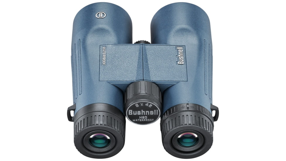 Bushnell H2O 8x42mm Roof WP/FP Binocular, Twist Up Eyecups, Box 6L, Dark Blue, 158042R