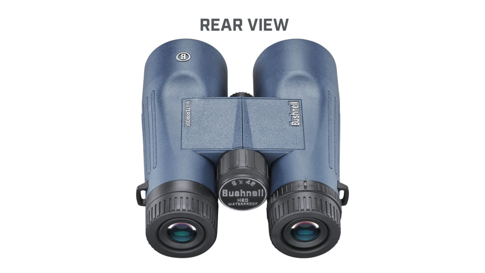 Bushnell H2O 8x42mm Roof WP/FP Binocular, Twist Up Eyecups, Box 6L, Dark Blue, 158042R
