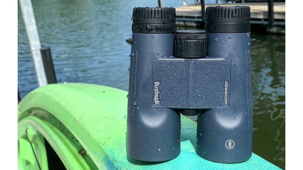 Bushnell H2O 8x42mm Roof WP/FP Binocular, Twist Up Eyecups, Box 6L, Dark Blue, 158042R
