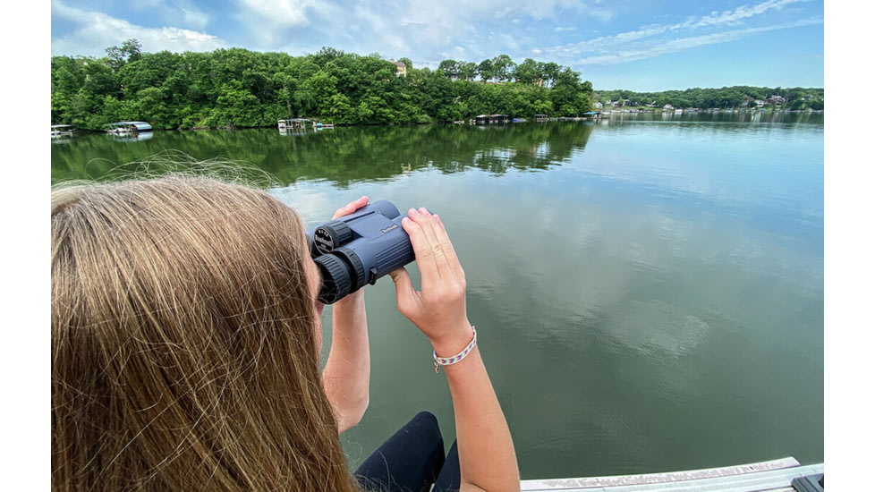 Bushnell H2O 8x42mm Roof WP/FP Binocular, Twist Up Eyecups, Box 6L, Dark Blue, 158042R