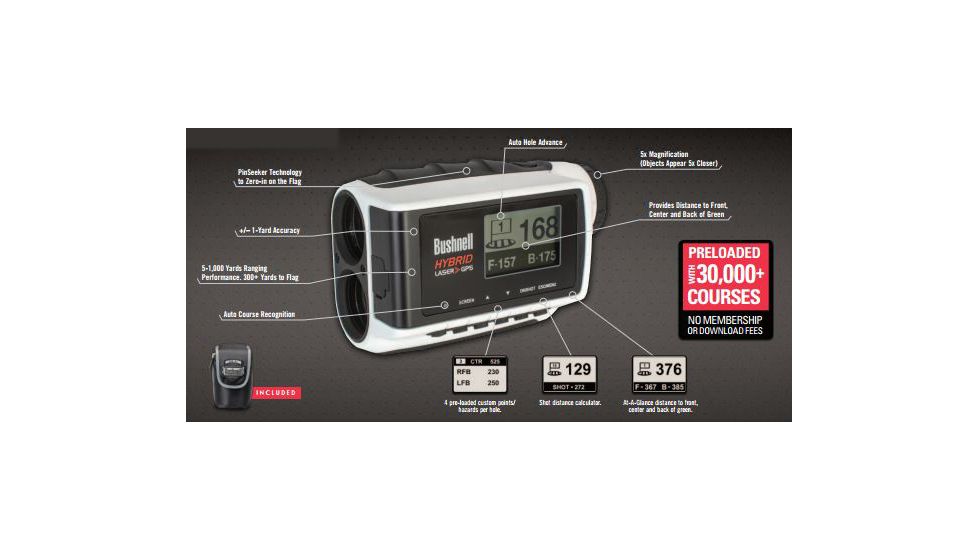 Bushnell Hybrid Laser GPS Rangefinder 201325