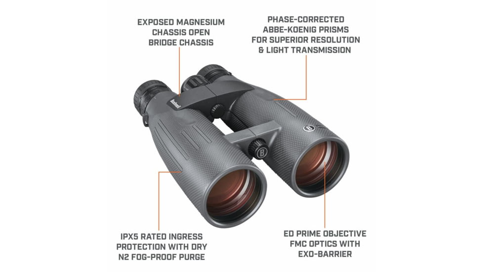 Bushnell Match Pro ED 15x56mm Abbe-Koenig Prism Binoculars, Black, small, BMP1556G