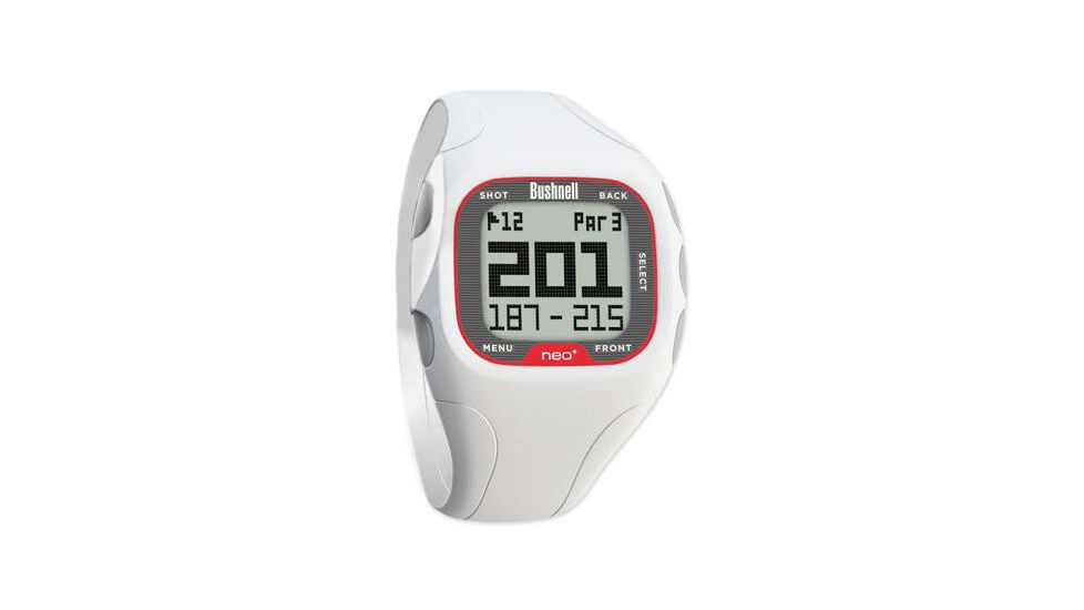 Bushnell Neo+ Golf GPS Watch, White 368302