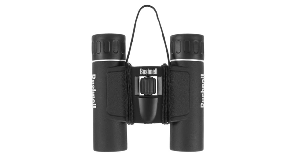 Bushnell Powerview 12x25mm Roof Prism Binoculars, Black, 131225
