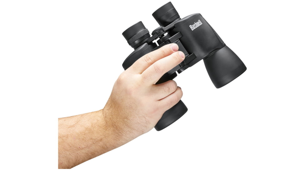 Bushnell PowerView WA 10x50 Porro Prism Binoculars, BK7, Black, Box Pack, 131056