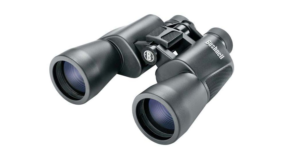 Bushnell PowerView WA 10x50mm Porro Prism Binoculars, Box Pack, Black, 131056
