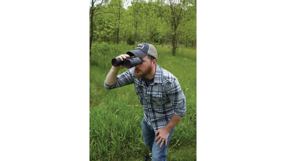 Bushnell PowerView WA 10x50mm Porro Prism Binoculars, Box Pack, Black, 131056