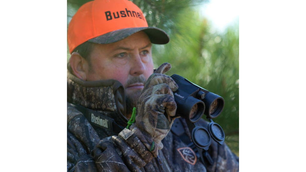 Bushnell Prime 10x42mm Roof Prism Binoculars, Matte, Black, BP1042B