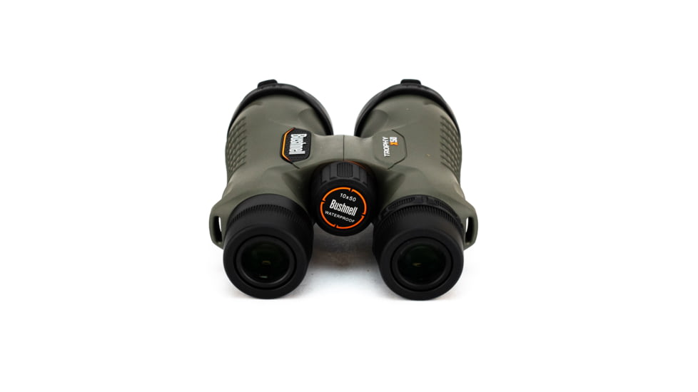 Bushnell Trophy 10x50mm Roof Prism Binoculars, Matte, Green, 335105
