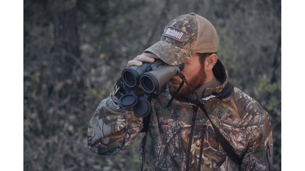 Bushnell Trophy Xtreme Binocular, 12x50, Roof Prism, FMC, PC3, Waterproof, Green, Box, 335012