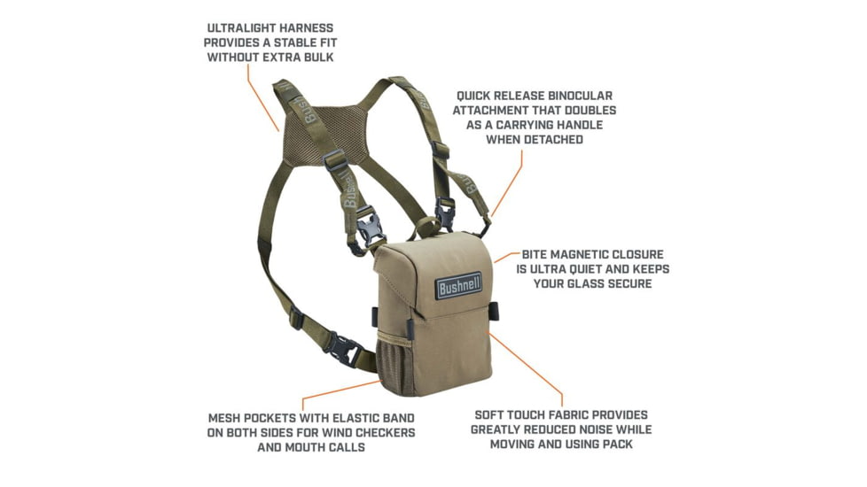 Bushnell Vault Modular Optics Protection System Binocular Pack, Green, BABINPCT