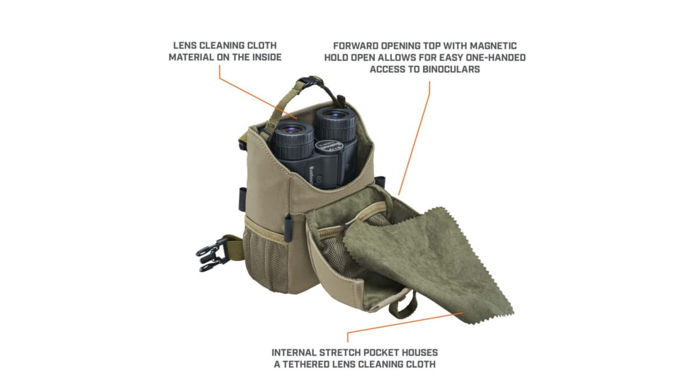 Bushnell Vault Modular Optics Protection System Binocular Pack, Green, BABINPCT