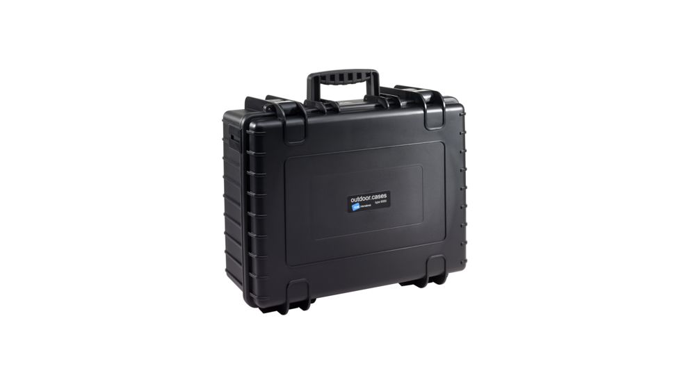 B&amp;W International Type 6000 Black Outdoor Case with 3DR Solo Custom Insert, Black, Medium 6000/B/Solo