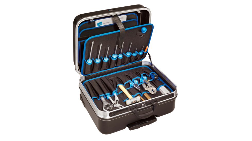 B&amp;W International Run Wheeled Tool Case With Pocket Boards, Black 114.04/P