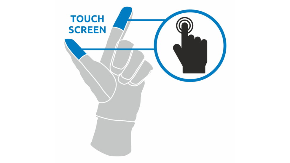 C.A.M.P. G Comp Warm Gloves - Womens, Black/Light Blue/Fuchsia, Extra Small, 3397XS