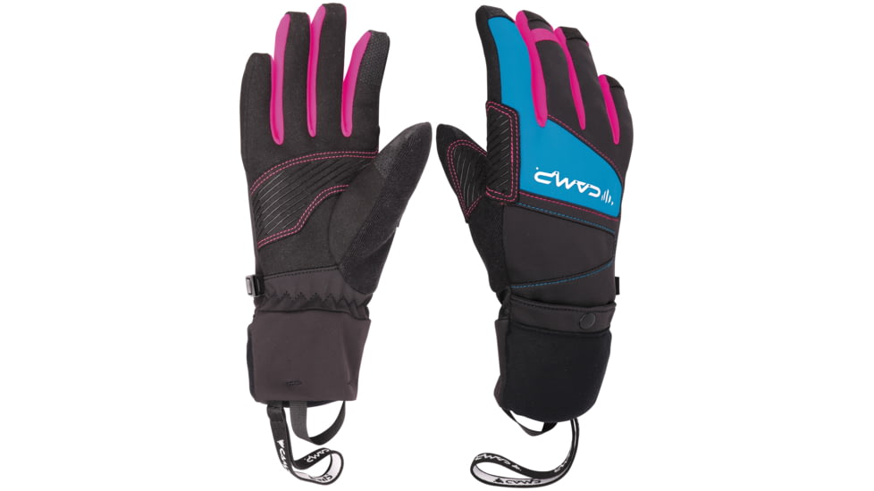 C.A.M.P. G Comp Warm Gloves - Womens, Black/Light Blue/Fuchsia, Extra Small, 3397XS