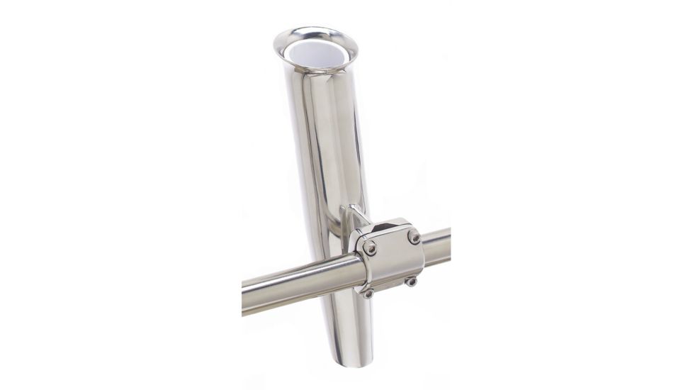C.E. Smith Mid Mount 2-Way Clamp Rod Holder - Silver - 1-7/8" 29067