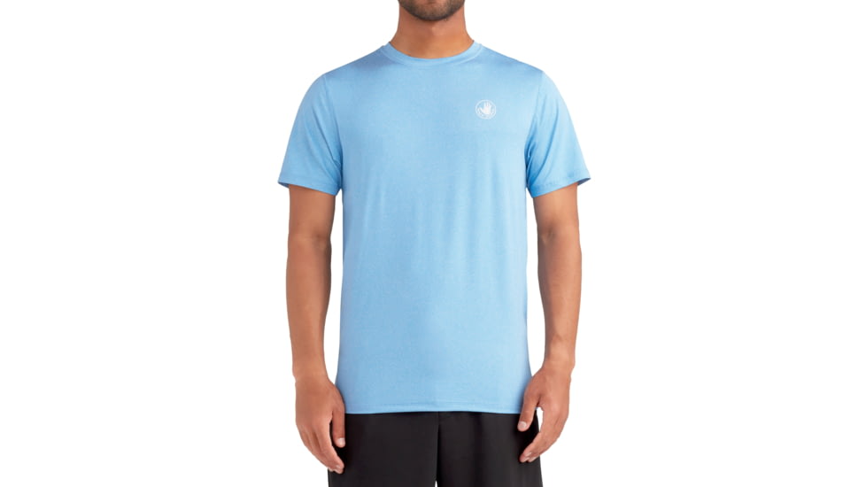 Body Glove Offshore UPF Short-Sleeve Sun Shirt - Heather Blue CACD2569, S, Heather Blue, ATX7800-H.BLU-S