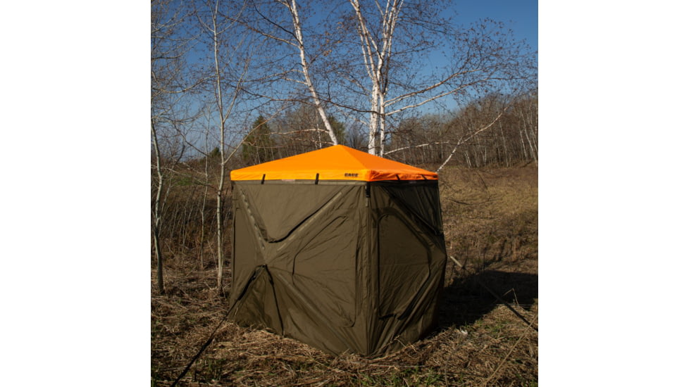 Cage Permanent Hub Blinds Blaze Orange Safety Cap, For Use With R30 Permanent Hub Blind, Safety During Hunting, Attaches Quickly and Easily, Blaze Orange, CBA700, Blaze Orange, CBA700