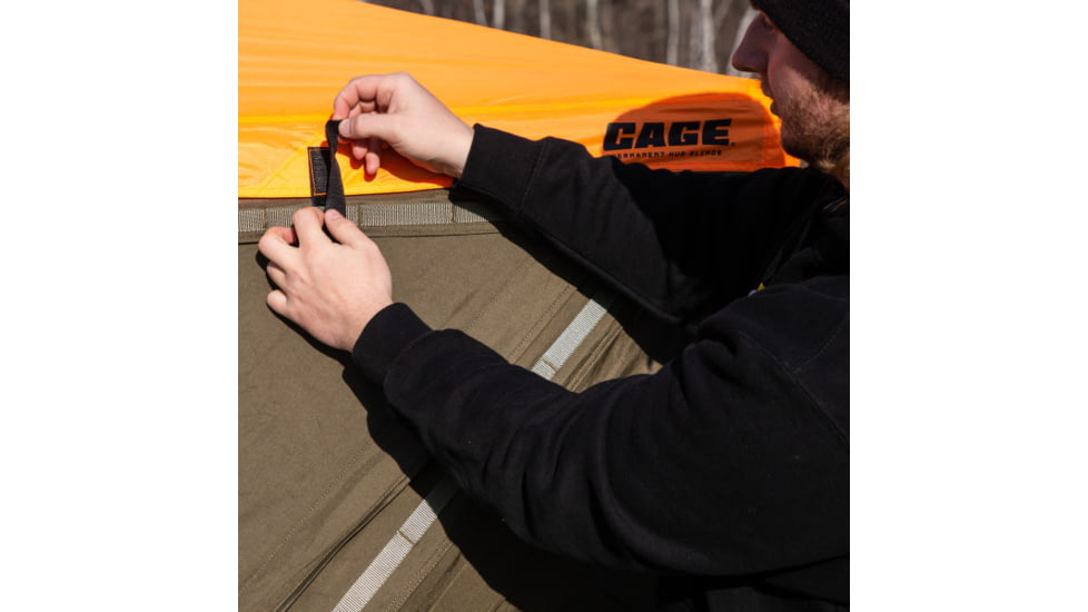 Cage Permanent Hub Blinds Blaze Orange Safety Cap, For Use With R30 Permanent Hub Blind, Safety During Hunting, Attaches Quickly and Easily, Blaze Orange, CBA700, Blaze Orange, CBA700
