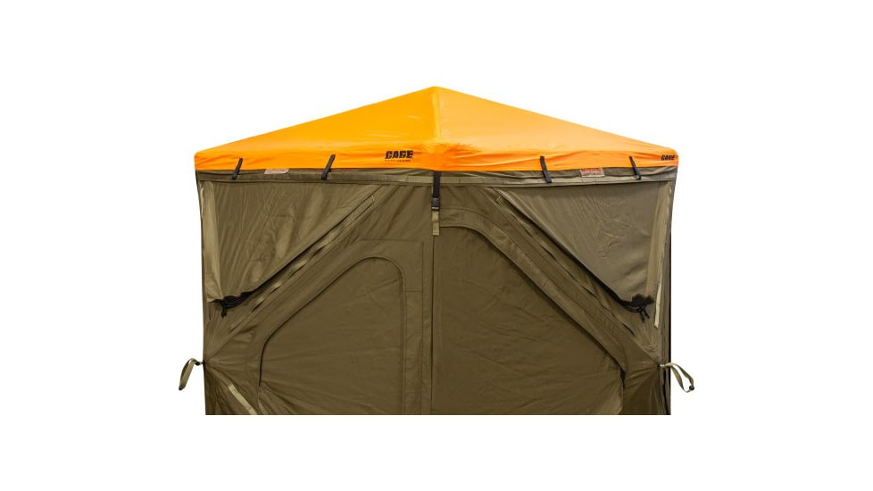 Cage Permanent Hub Blinds Cage Permanent Hub Blinds Blaze Orange Safety Cap For Use With R30 Permanent Hub Blind, Blaze Orange, CBA700