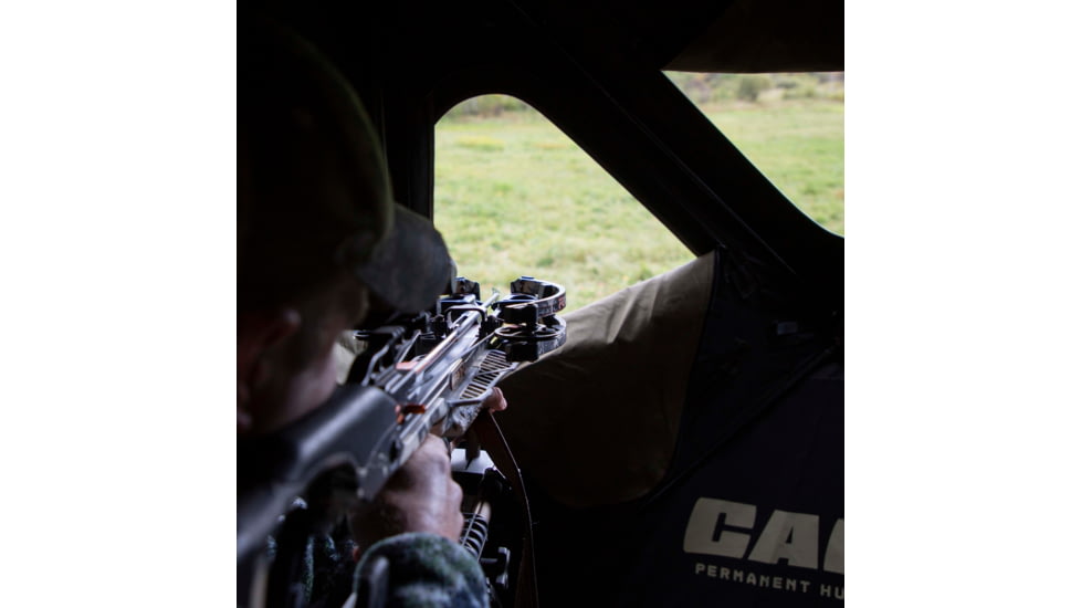 Cage Permanent Hub Blinds Cage R30 Permanent Hub Blind, Olive Tan, 76 x 66 x 66, CBR30T