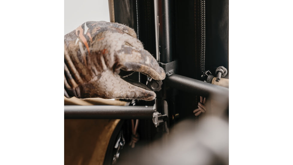 Cage Permanent Hub Blinds Permanent Hub Blinds, Shooting Rail Kit, For Use With R30 Permanent Hub Blind, Attaches Quickly and Easily, 3 pack, Black, CBA702