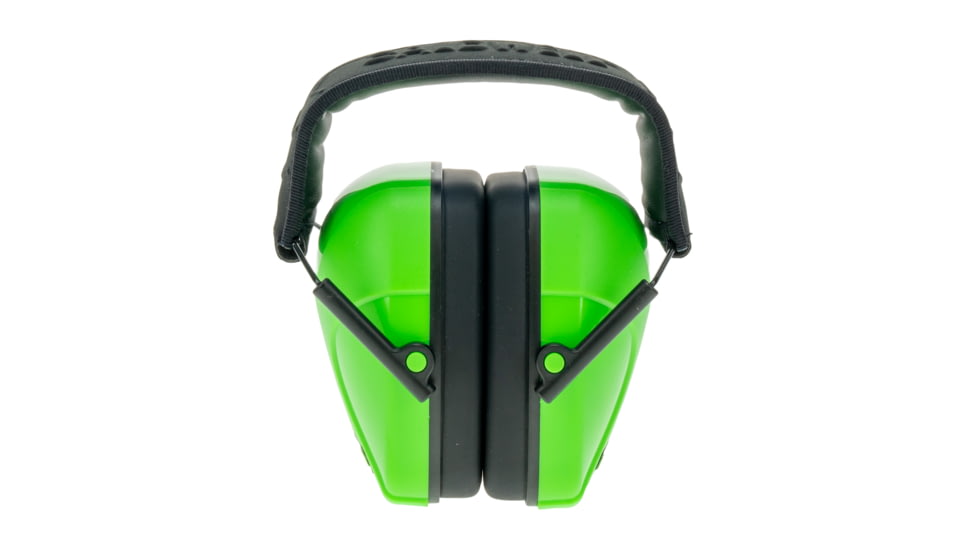 Caldwell Youth Passive Earmuff Hearing Protection, Neon Green, 1103309
