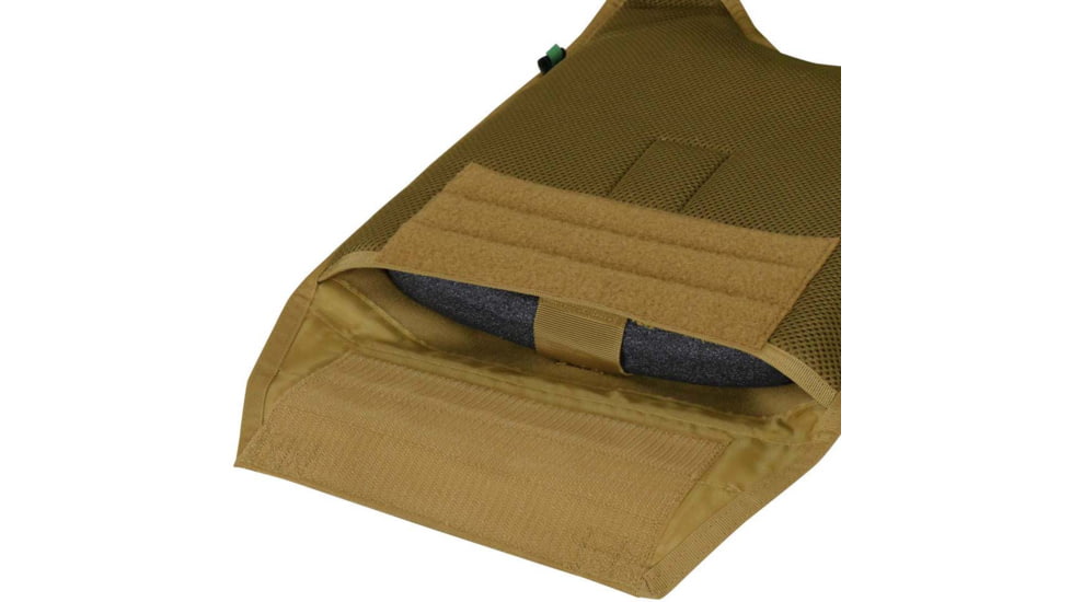 Caliber Armor AR550 11 x 14 Level III+ Body Armor w/ PolyShield Spall Coat and Condor MOPC Package, Coyote Brown, Large/2XL, 19-AR550-MOPC-1114-SPC-CB