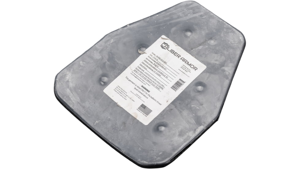 Caliber Armor AV2 Multi-Curve RF2 Body Armor w/ Polyshed Protection, Shooters Cut, Caliber Gray, 10 X 12, 19-AV2-1012-SPC