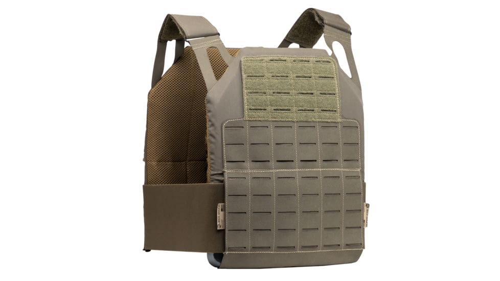 Caliber Armor DV8 Plate Carrier, Shooters Cut Front and Back, Ranger Green, 10 x 12, 19-DV8-MCB-RG