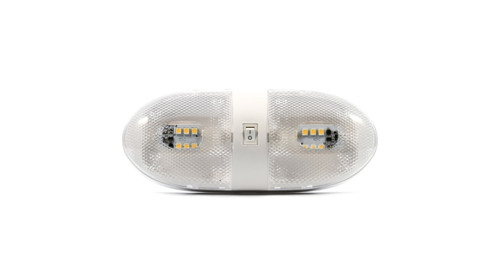 Camco LED Double Dome Light - 12VDC - 320 Lumens 57033
