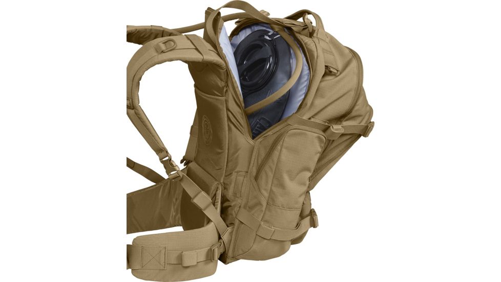 CamelBak BFM Mil Spec Crux Redesigned Hydration Pack, 100oz, Coyote 1728201000