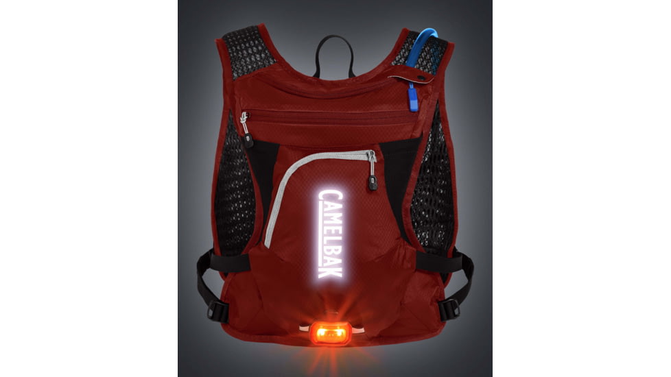 CamelBak Chase Bike Vest, Fired Brick/White, 2414601000