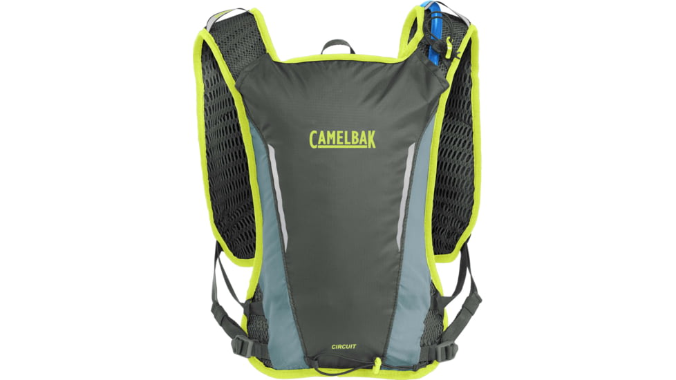 CamelBak Circuit Run Vest - Womens, Graphite/Limeade, One Size, 2825002000