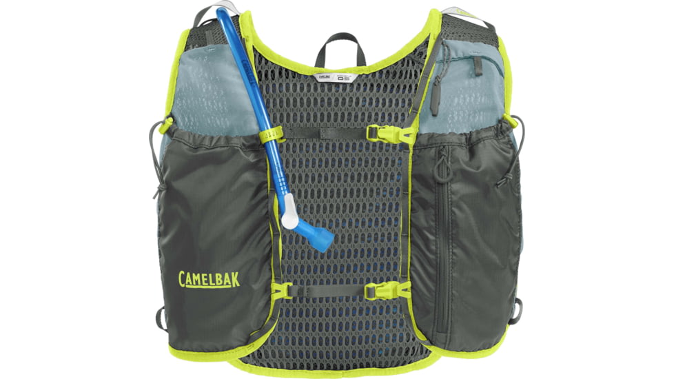 CamelBak Circuit Run Vest - Womens, Graphite/Limeade, One Size, 2825002000