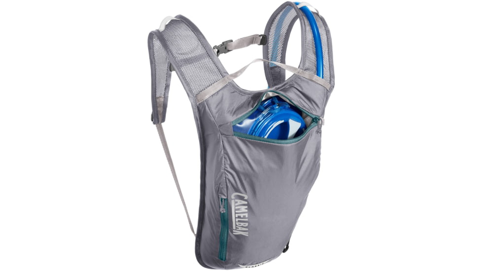 CamelBak Classic Light Hydration Pack, Gunmetal/Hydro, 2 Liter, 2404001000P