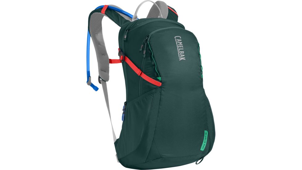 CamelBak DayStar 16 Hydration Pack - Womens, Deep Teal/Hot Coral, 85 oz, 1108302000