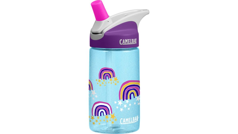 CamelBak Eddy Kids Bottle, Glitter Rainbows, .4L/12 oz, 1274413040