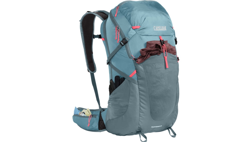CamelBak Fourteener 30 Pack - Womens, Smoke Blue/Fiery Coral, One Size, 2813401000