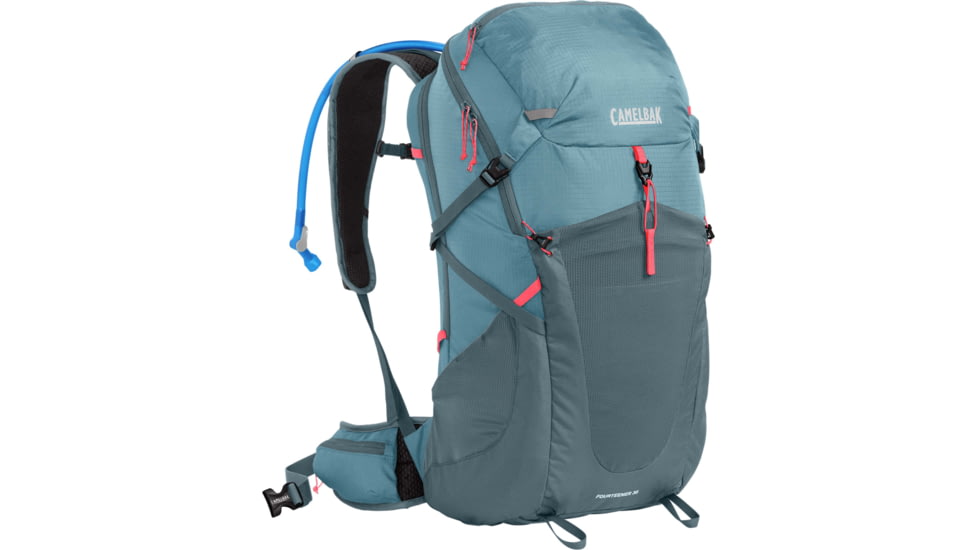 CamelBak Fourteener 30 Pack - Womens, Smoke Blue/Fiery Coral, One Size, 2813401000
