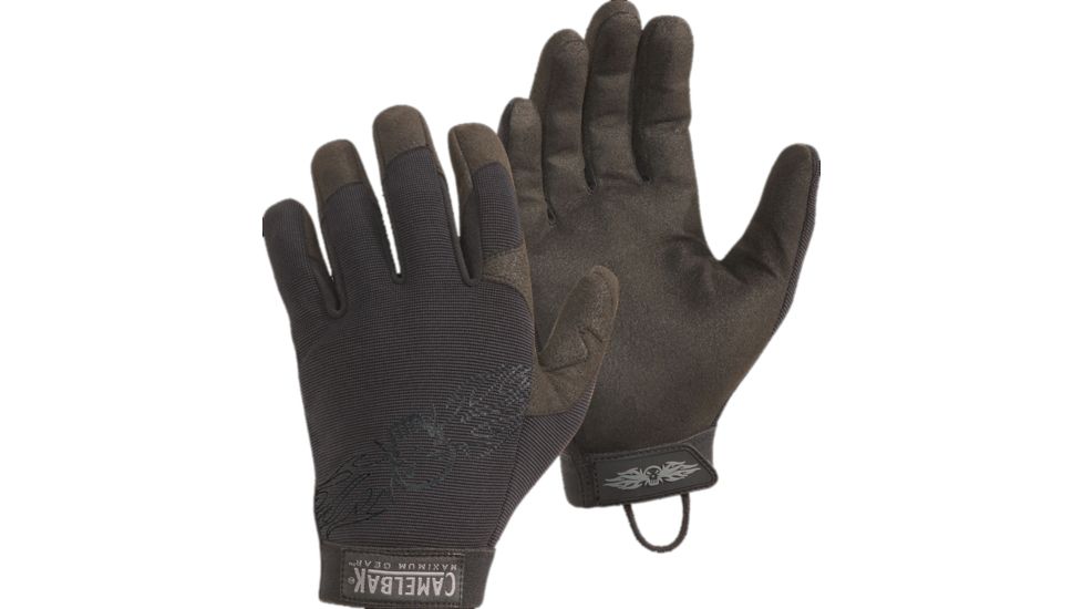 CamelBak Heat Grip CT Gloves, Black, w/ Logo - Extra Small HGLG05-07