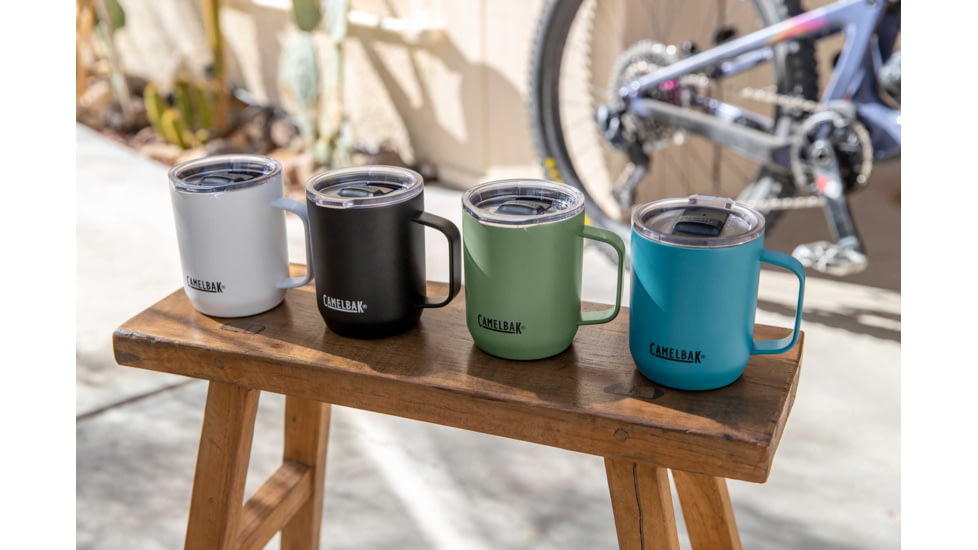 CamelBak Horizon 12 oz Insulated Stainless Steel Camp Mug, Moss, 2393301035