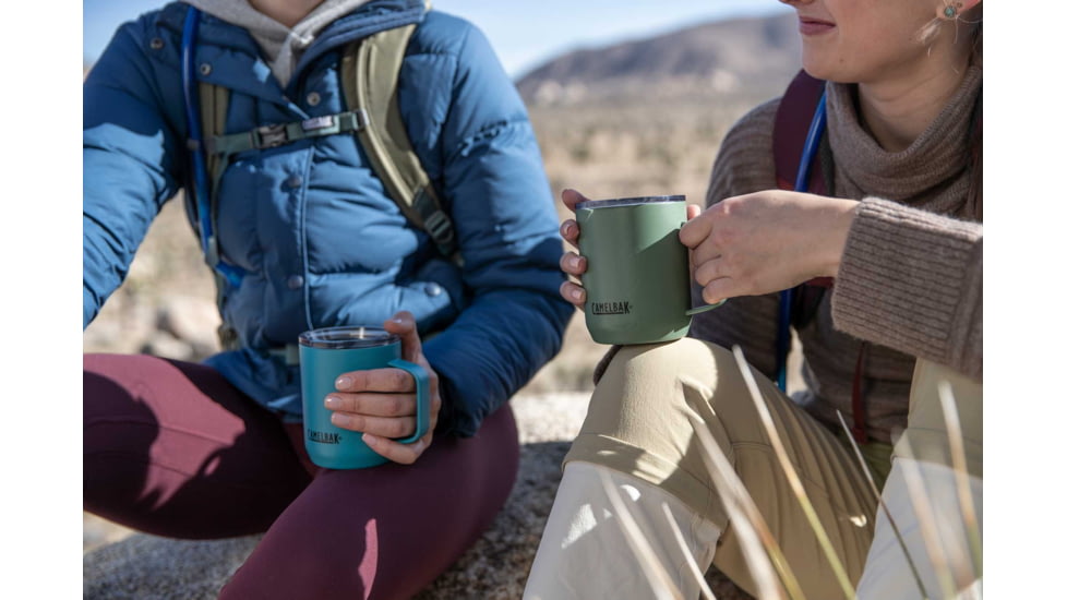 CamelBak Horizon 12 oz Insulated Stainless Steel Camp Mug, Moss, 2393301035