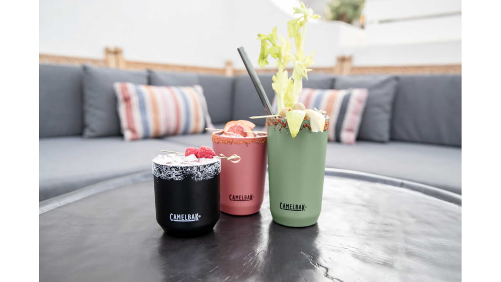 CamelBak Horizon 12 oz Insulated Stainless Steel Tumbler, Terracotta Rose, 2387601035