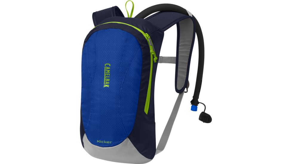 CamelBak Kicker Hydration Pack - Kid's-Princess Blue/Lime Green