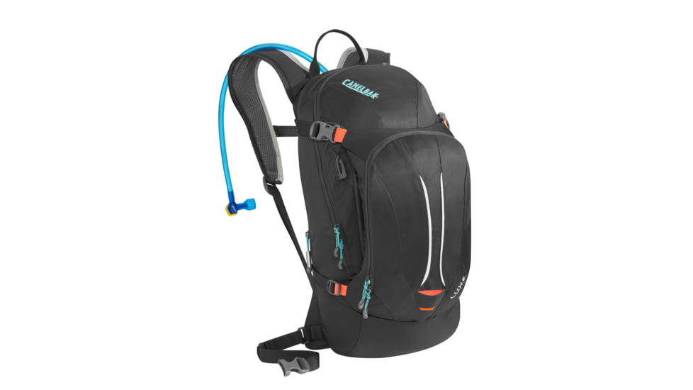 CamelBak L.U.X.E. Hydration Pack - Women's-Charcoal/Fiery Coral