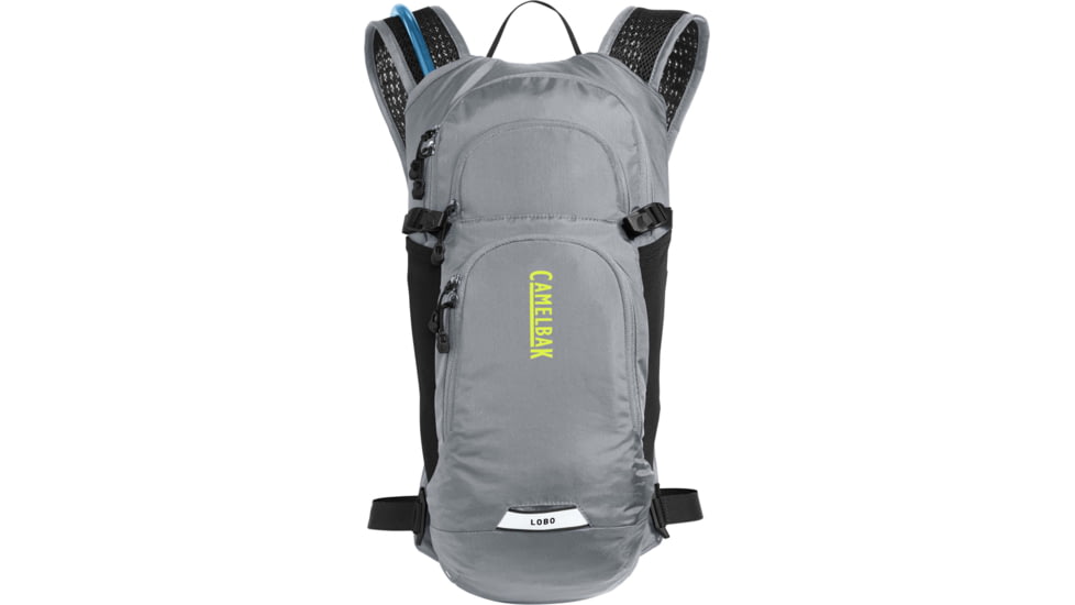 CamelBak Lobo 9 Hydration Pack, Gunmetal/Lime, One Size, 2656003000